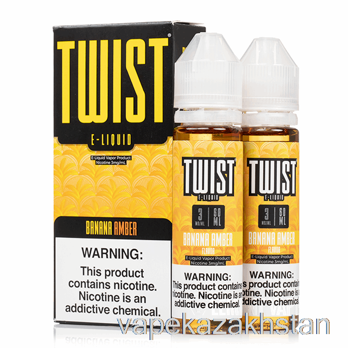 Vape Kazakhstan Banana Amber - TWIST E-Liquid - 120mL 3mg